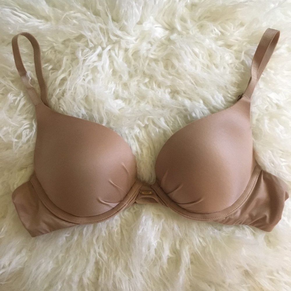 Victoria’s Secret push-up bra, nude, 34B